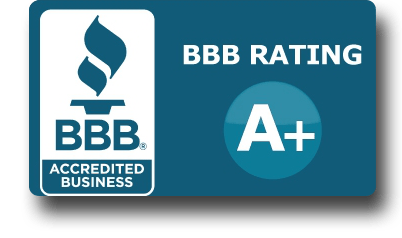 Better Business Bureau logo with A+ Rating